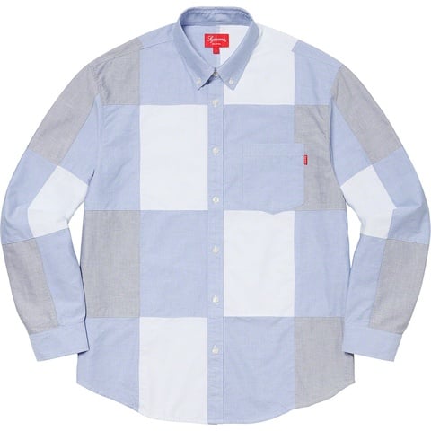 トップス Supreme 20aw Patchwork Oxford Shirt Patchwork Oxford Shirt - fall/winter 2020 - Supreme