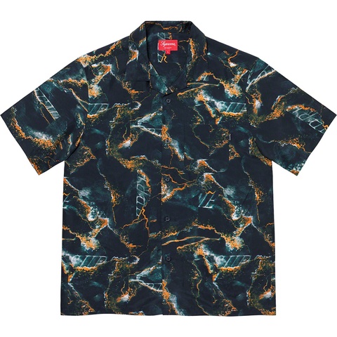Supreme Marble Silk S/S Shirt - Colorway