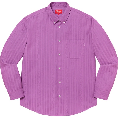 Supreme Jacquard Stripe Twill Shirt - Colorway