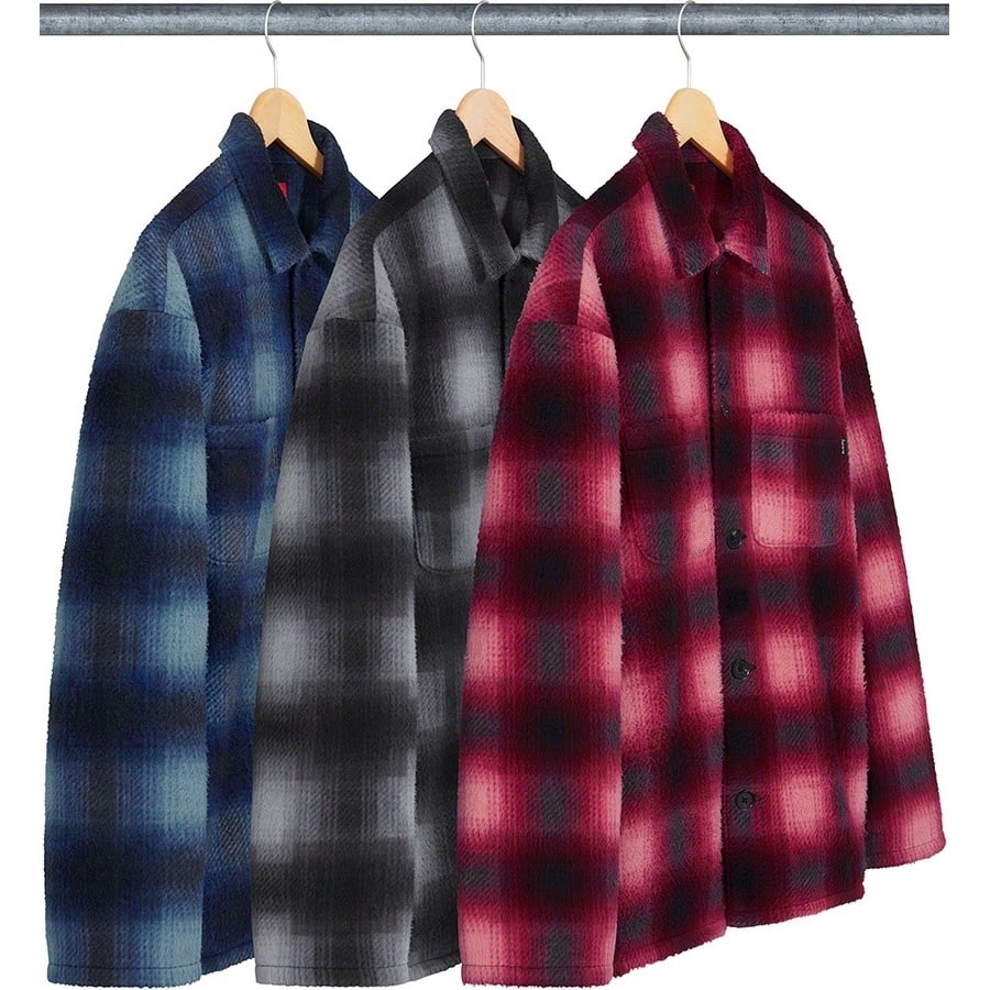 Shadow Plaid Fleece Shirt - SupremeCommunity