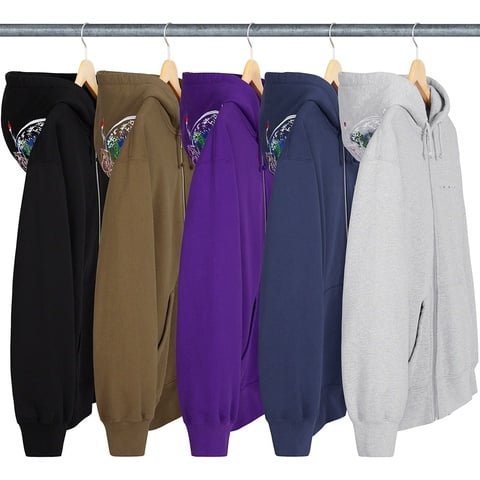 Globe Zip Up Hooded Sweatshirt - fall/winter 2020 - Supreme