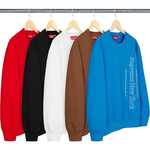 Supreme Side Logo Crewneck - $148.00