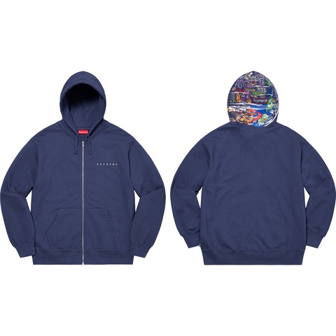 Globe Zip Up Hooded Sweatshirt - fall/winter 2020 - Supreme
