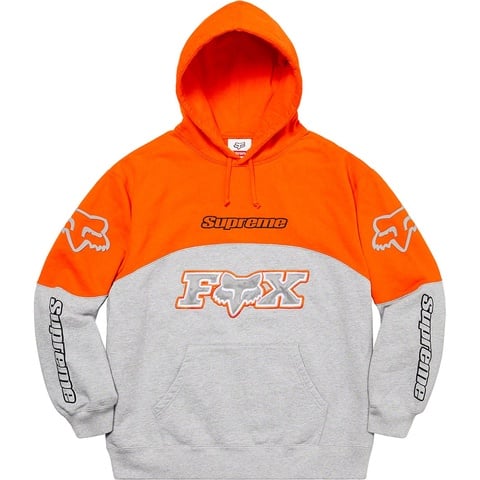 supreme US - FW25 - Men's Blue Sweatshirt Hooded Up Zip Racing Fox Supreme パーカー L Sweatshirt Racing FOX トップス