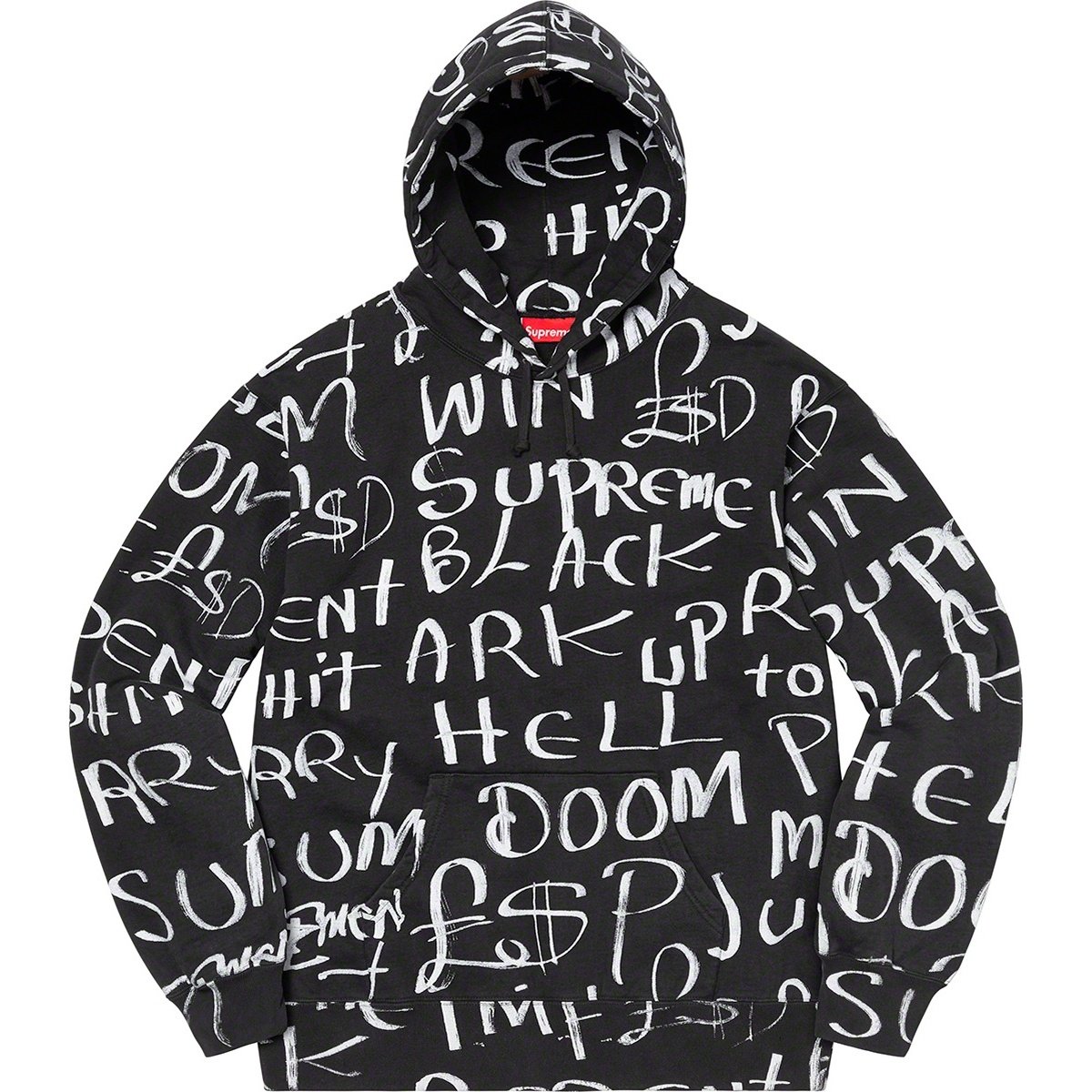 Supreme Black Ark Hooded Sweatshirt (FW20) - $168