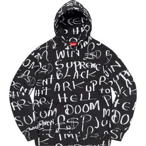 Supreme Black Ark Hooded Sweatshirt - Colorway