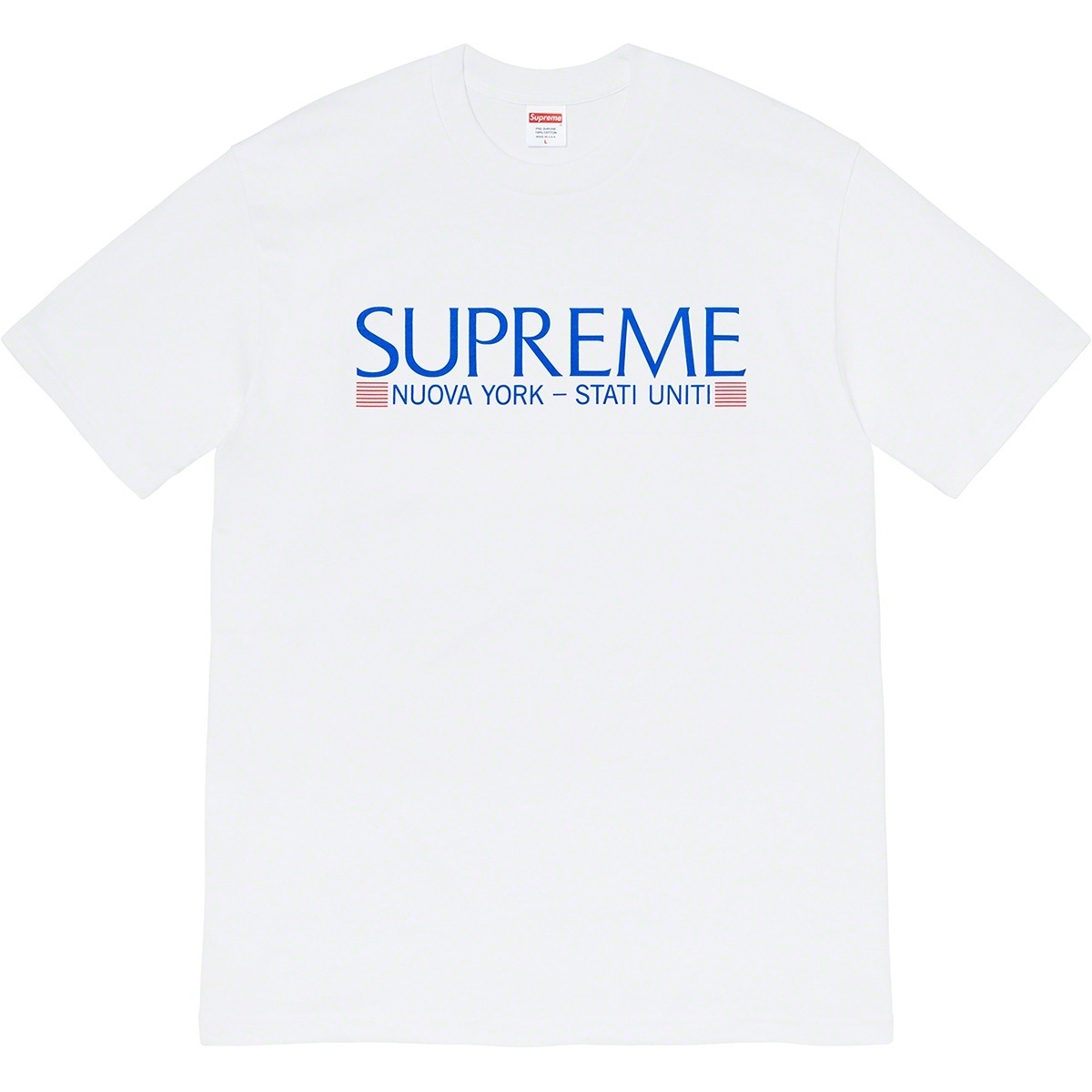 Supreme Nuova York Tee (fall/winter 2020) - $38.00