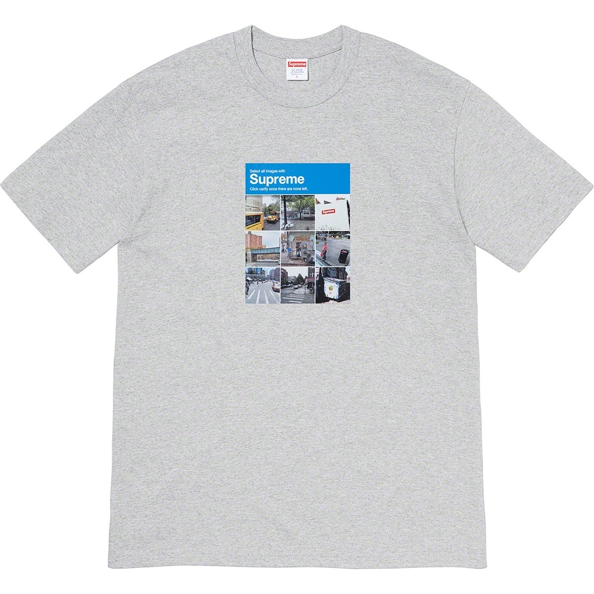 Supreme Verify Tee (fall/winter 2020) - $38.00