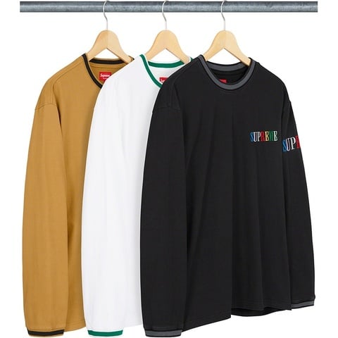 Supreme Multi Color Logo L/S Top - $88.00