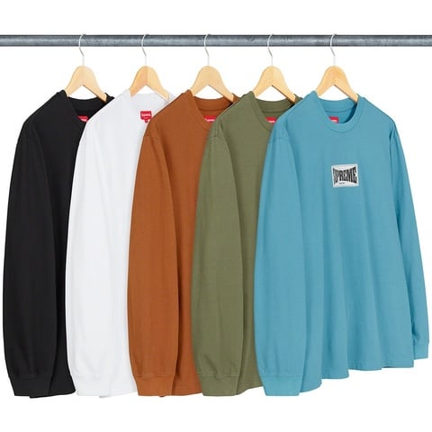 Supreme Woven Label L/S Top - $68.00