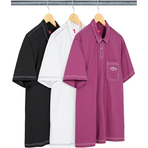 Supreme Contrast Stitch Polo - $98.00