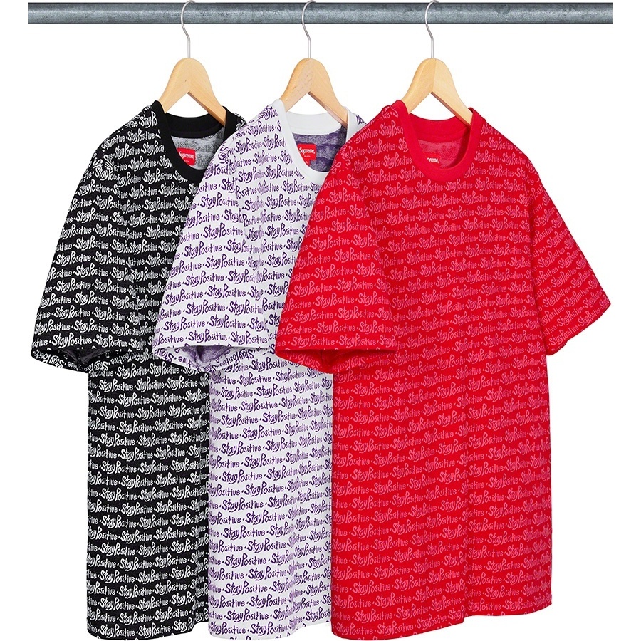 Supreme Stay Positive Jacquard S/S Top (fall/winter 2020) - $98.00