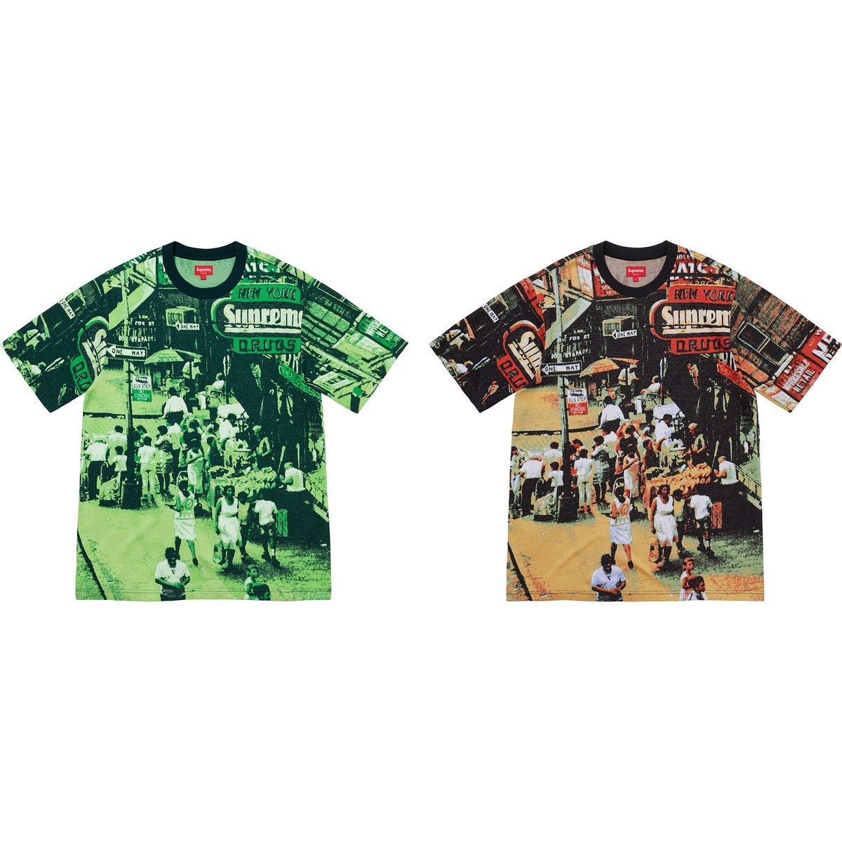 Supreme Street Scene Jacquard S/S Top (fall/winter 2020) - $98.00
