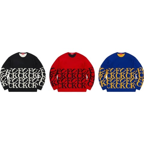 Fuck Sweater - fall/winter 2020 - Supreme
