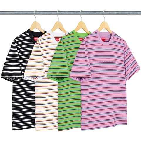 Supreme Stati Uniti Stripe S/S Top - $88.00