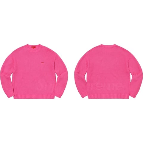 Textured Small Box Sweater - SupremeCommunity