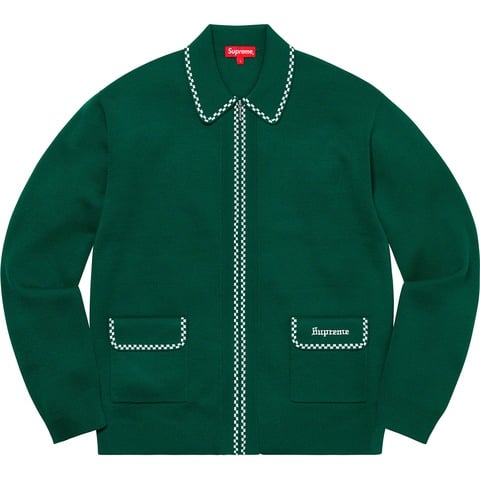 トップス supreme Checkerboard Zip Up Sweater Checkerboard Zip Up Sweater - fall/winter 2020 - Supreme