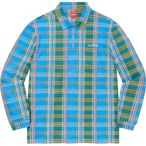 【最終価格】Supreme Vertical Zip Up L/S Polo Vertical Zip Up L/S Polo - fall/winter 2016 - Supreme