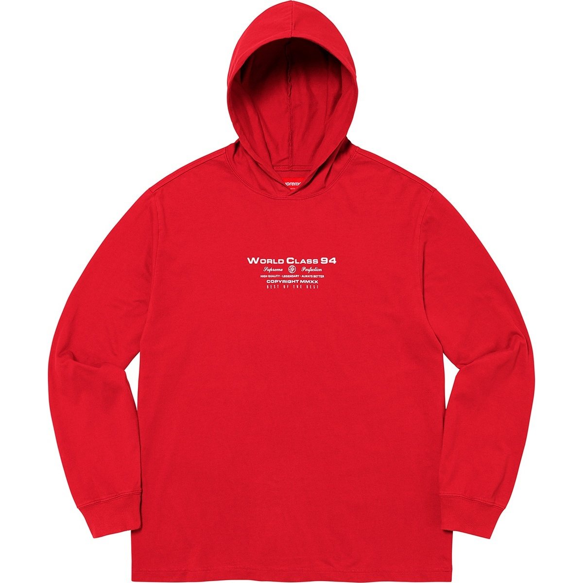 Supreme Best Of The Best Hooded L S Top (FW20) - $88