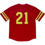 Supreme Velour Baseball Jersey (FW20)