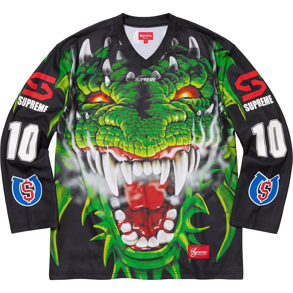 Supreme Dragon Hockey Jersey (FW20) - $138