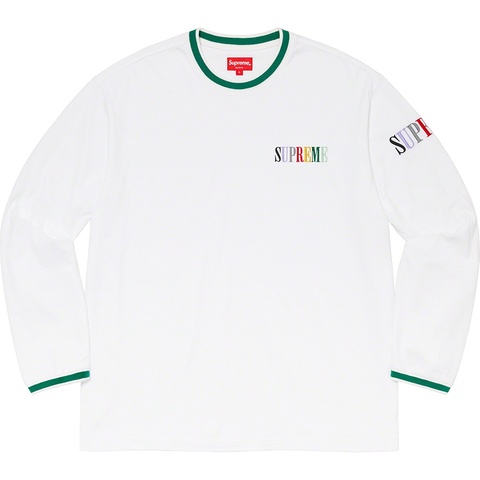 Supreme Multi Color Logo L/S Top - Colorway