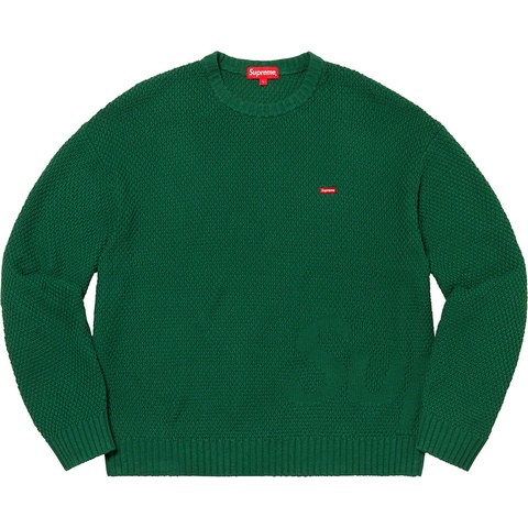 Textured Small Box Sweater - SupremeCommunity