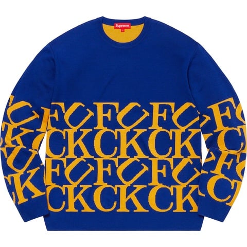 Supreme Fuck Sweater - Colorway