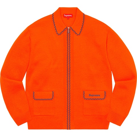 Checkerboard Zip Up Sweater - fall/winter 2020 - Supreme