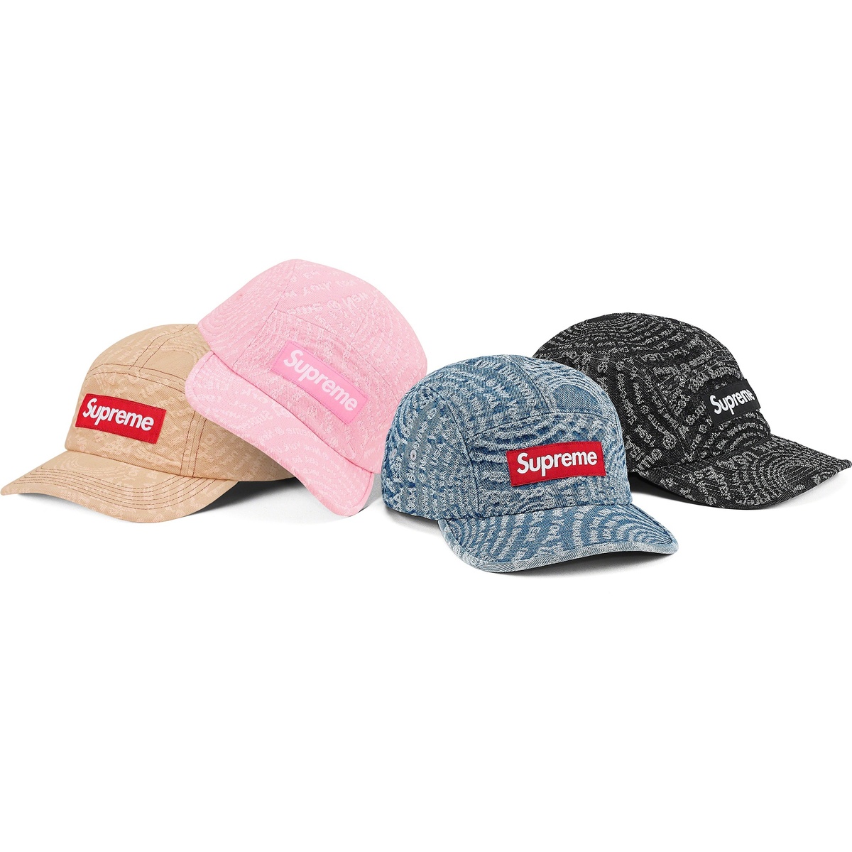 Circles Jacquard Denim Camp Cap - fall/winter 2021 - Supreme