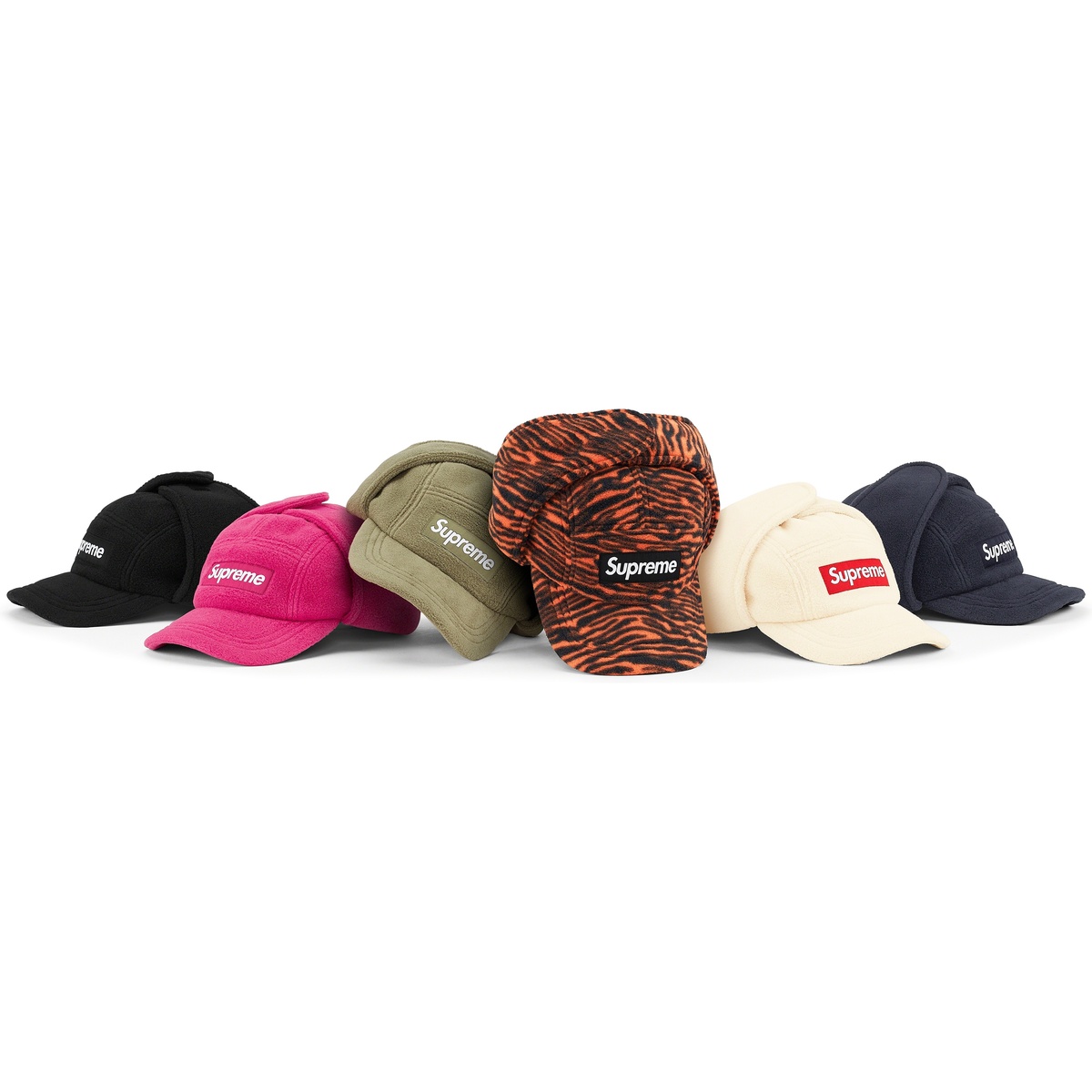 Supreme Polartec Earflap Camp Cap レオパード柄 Supreme Polartec Earflap Camp Cap Tiger | Hype Clothinga