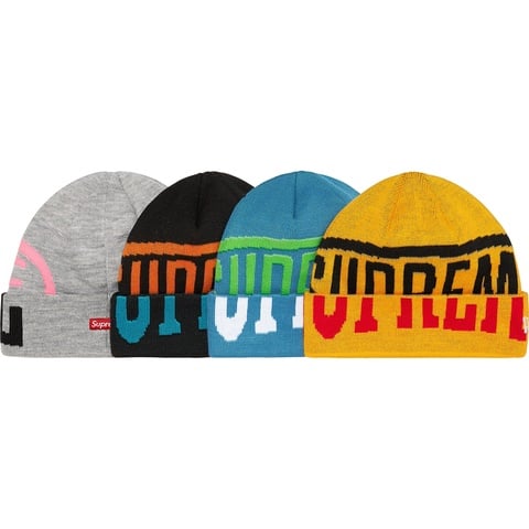 Supreme New Era® 2-Tone Logo Beanie - $38.00