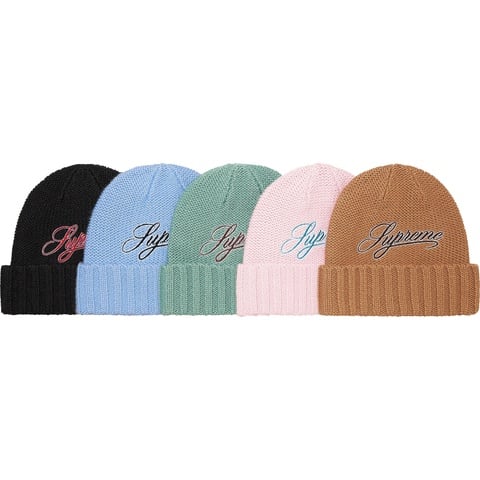 Supreme Script Logo Beanie - $38.00
