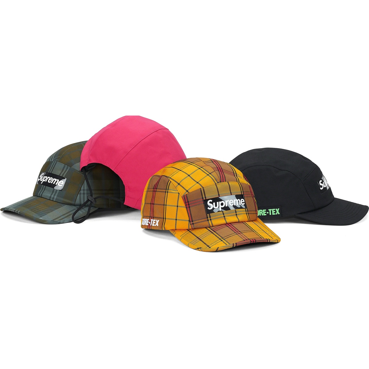 帽子 SUPREME GORE-TEX CAMP CAP Supreme GORE-TEX Leather Camp Cap Black - SS22 - US