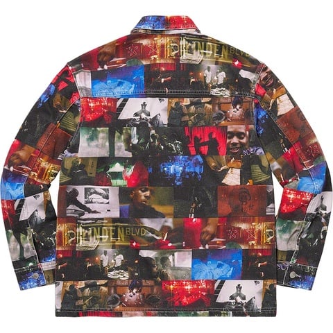 Nas and DMX Collage Denim Chore Coat - Supreme