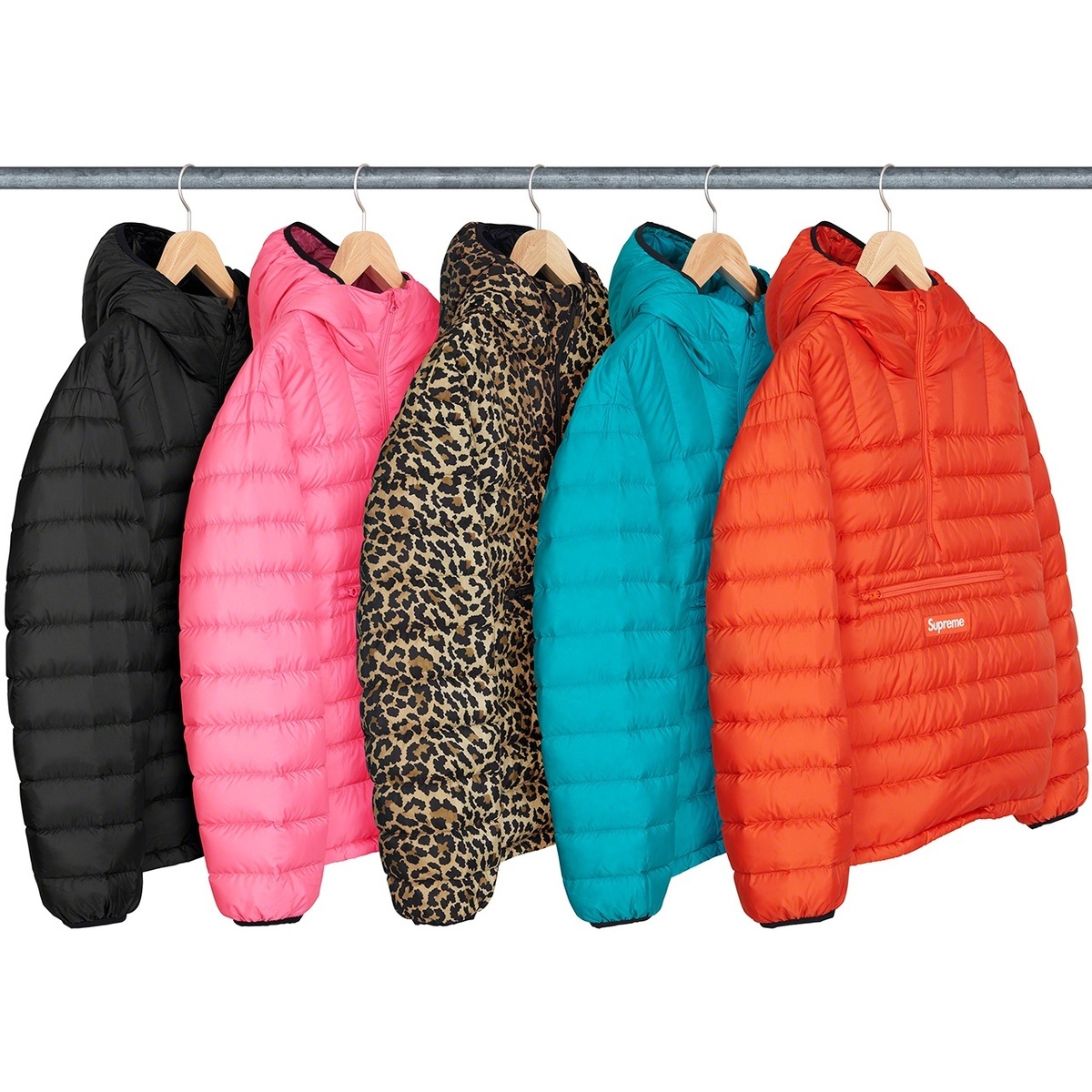 Micro Down Half Zip Hooded Pullover - Supreme