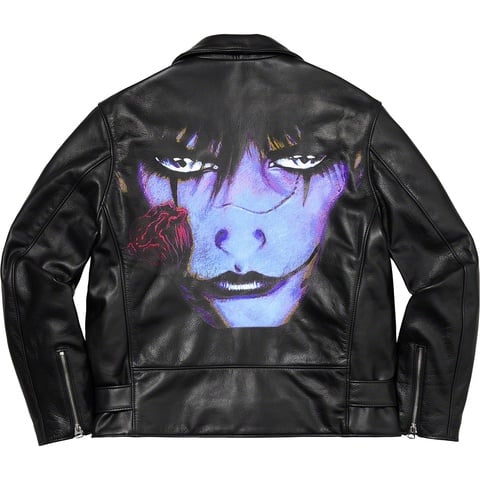 supreme×Schott ダブルライダースジャケット Schott×Supreme The Crow Perfecto Leather Jacketダブルライダース