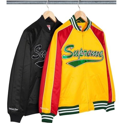 Supreme Supreme®/Mitchell & Ness® Sequin Logo Varsity Jacket - $248.00