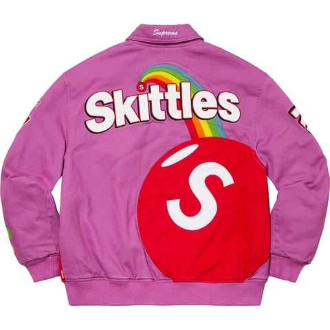 Supreme Supreme®/Skittles®/<wbr>Mitchell & Ness® Varsity Jacket - Colorway