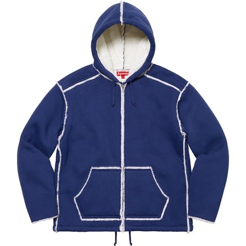Supreme Faux Shearling Hooded Jacket - Colorway