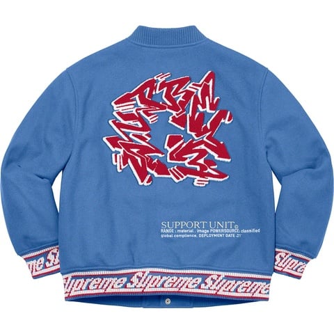 Supreme Support Unit Varsity Jacket - Colorway