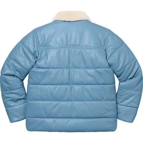 Supreme Supreme®/Schott® Shearling Collar Leather Puffy Jacket - Colorway