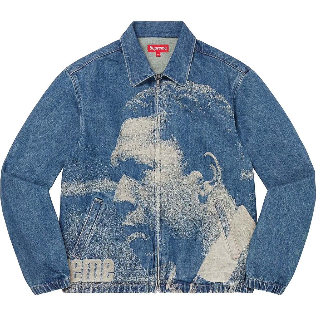 Supreme John Coltrane A Love Supreme Denim Harrington Jacket (FW21) - $278