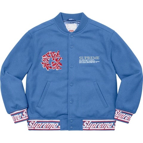 Supreme Support Unit Varsity Jacket - Colorway
