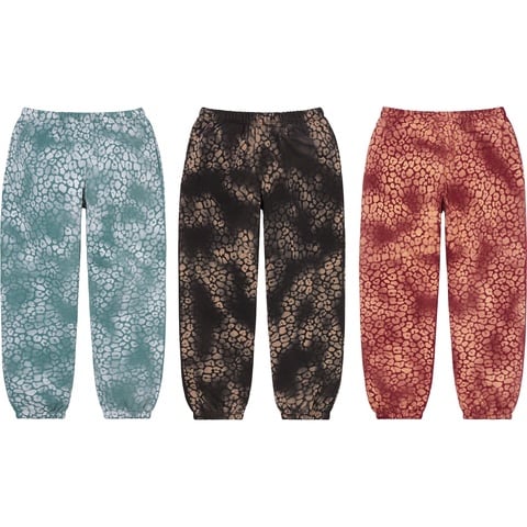 Supreme Bleached Leopard Sweatpant - $188.00