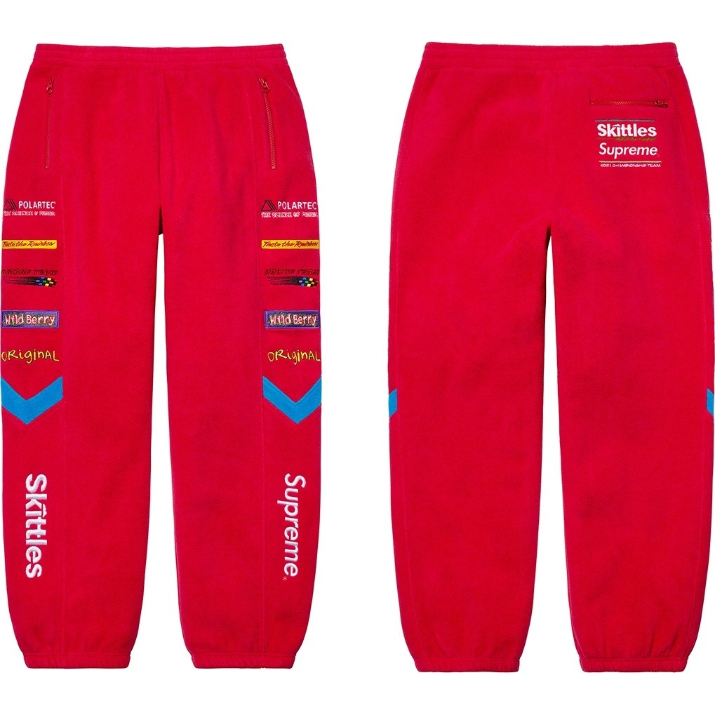パンツ Supreme Skittles Polartec Pant 21AW 22 New SUPREME SKITTLES POLARTEC PANT Pants BLACK S Size