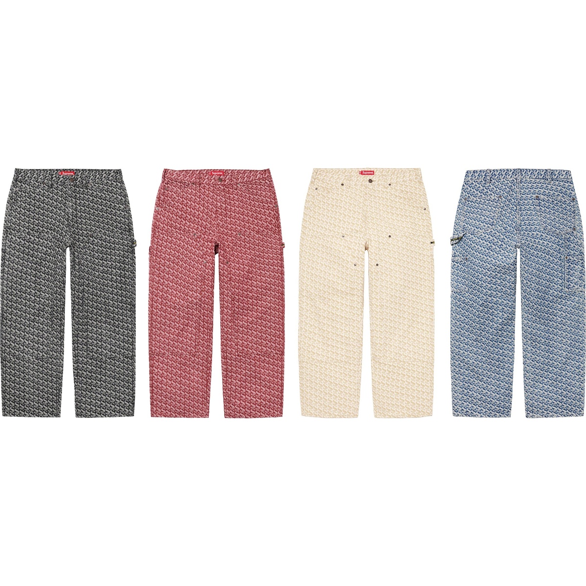 Monogram Double Knee Denim Painter Pant - Supreme