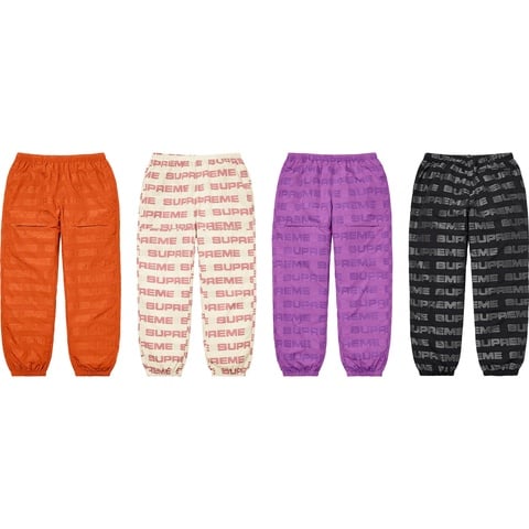 Supreme Logo Ripstop Track Pant - $138.00