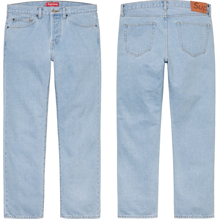 Supreme Stone Washed Slim Jean (fall/winter 2021) - $168.00