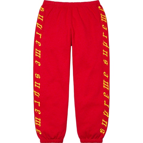 Supreme Raised Embroidery Sweatpant - Colorway